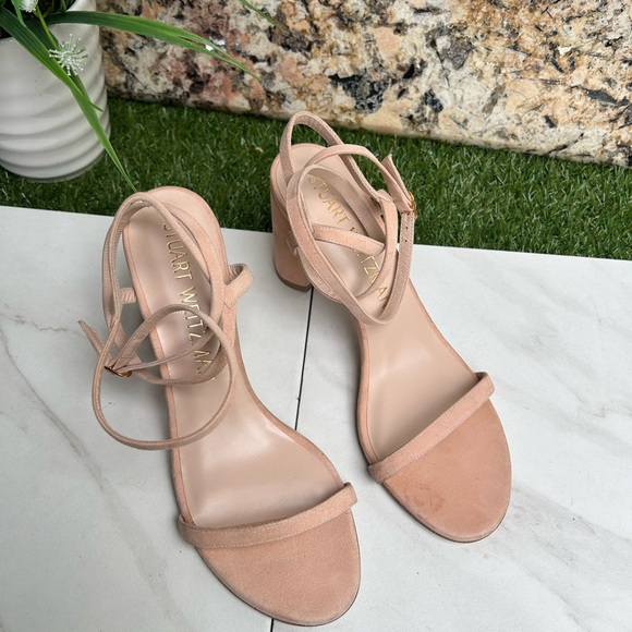 STUART WEITZMAN
Merinda Block Sandals color Poudre (pink) size 9.5 - Picture 7 of 14